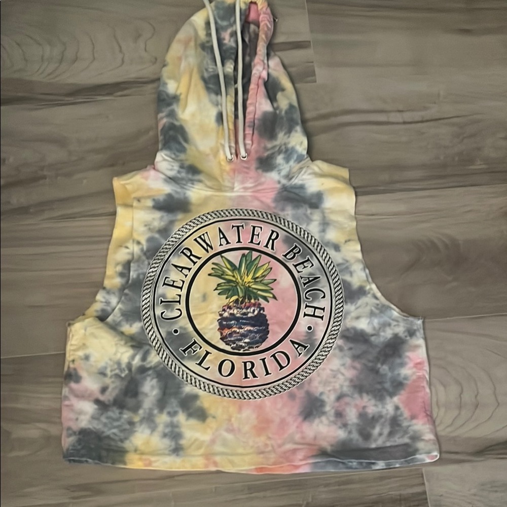 Clearwater Beach Florida Kids Tie-Dye Hoodie